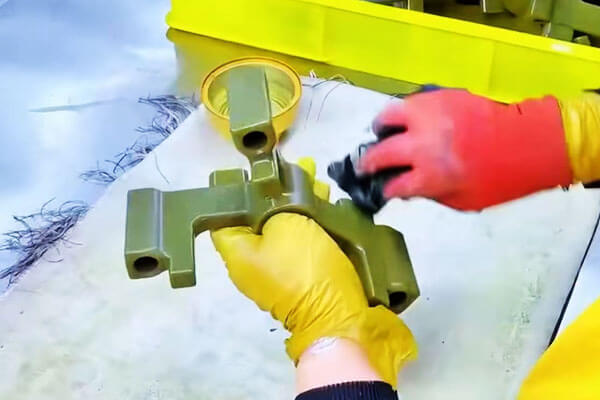 Rengjøring av voksmønster