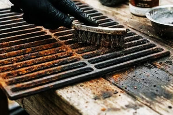 Remove Rust from Cast Iron Parts