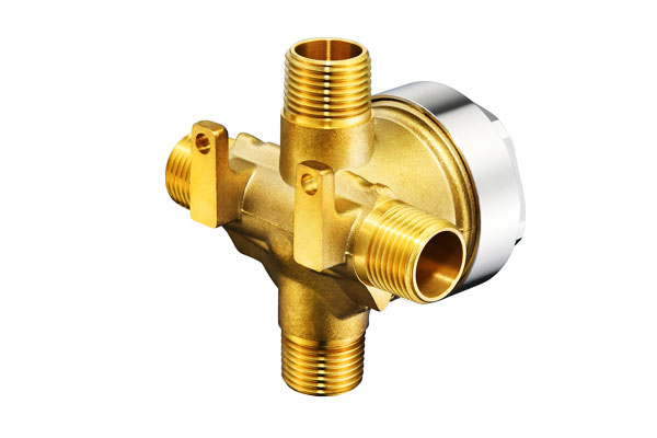 CNC Machining Brass Diverter Valve